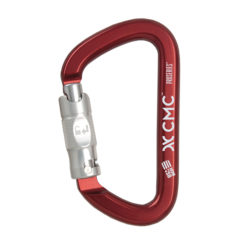 CMC ProSeries Aluminum Key Lock Carabiner red