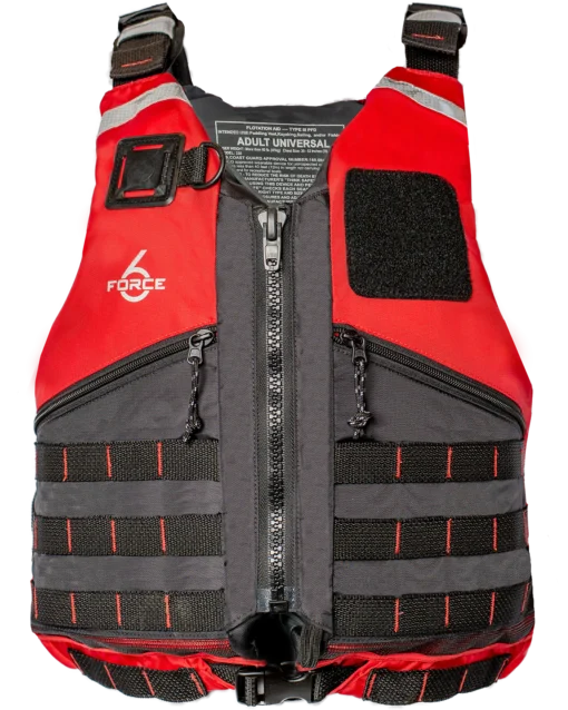 Force 6 PFD Ground Support Red Front