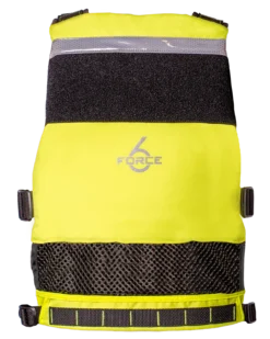 Force 6 PFD Ground Support Yellow Back