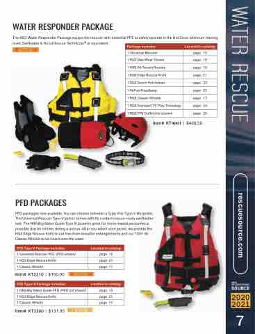 RQ3 PFD Package Type III – Rescue Source