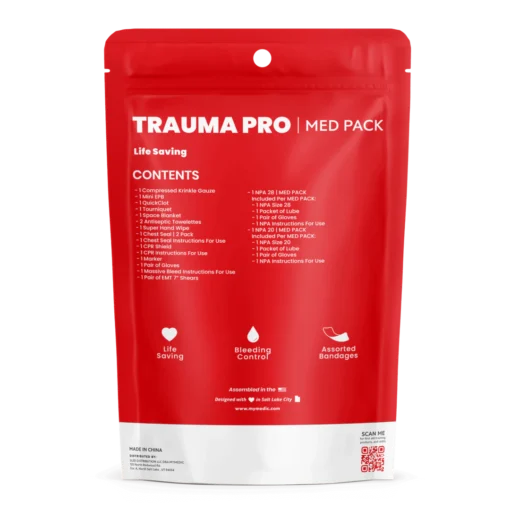 trauma med pack back